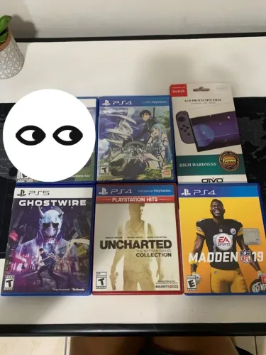 Combo 4 Jogos de P5 e PS4 // Protetor de Tela de Nintendo Switch // Venda Separado Também