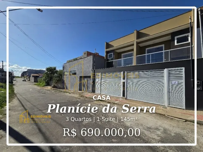 Charmosa casa em Planície da Serra, perfeita para quem busca espaço!