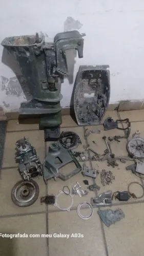 Peças motor Yamaha 15hp usado dm