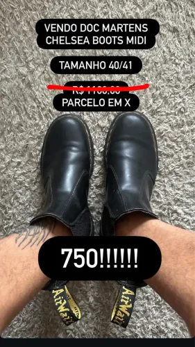Bota Dr. Martens modelo Chelsea