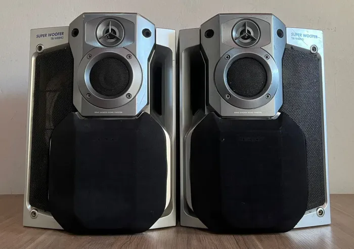 Par Caixas Panasonic Sb-ak48 200 Rms Cada 3Vias Leia Descrição 
