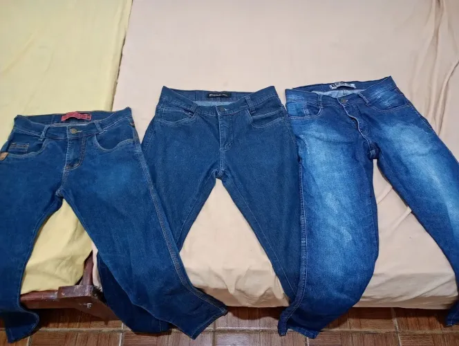 calças jeans masculina