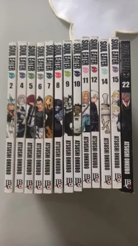 SOUL EATER MANGA 2 AO 15 + 22 (FALTA O N°3 E 13)