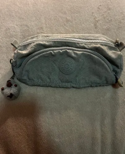 Estojo Kipling com 2 divisórias prata