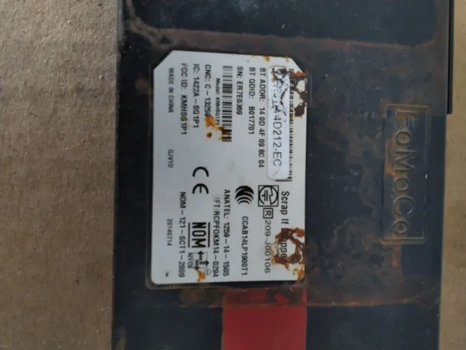 Módulo Sync Bluetooth Ford Ranger 2014 3.2 4x4 Original
