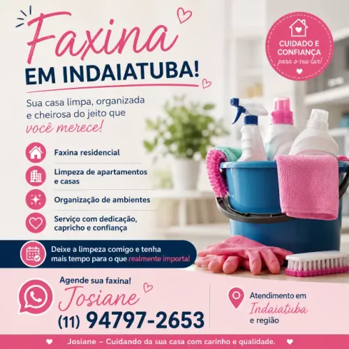FAXINA INDAIATUBA-SP!