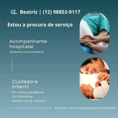 CUIDADORA DE BABÁ IDOSOS