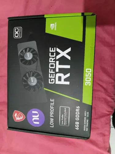 Placa de vídeo 3050 6gb