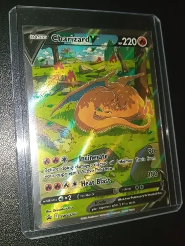 Carta Pokemon Charizard V PROMO 2022 INGLÊS Original NM