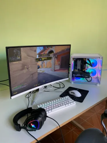 PC GAMER COMPLETO - Rx580 / Monitor Curvo 27 polegadas