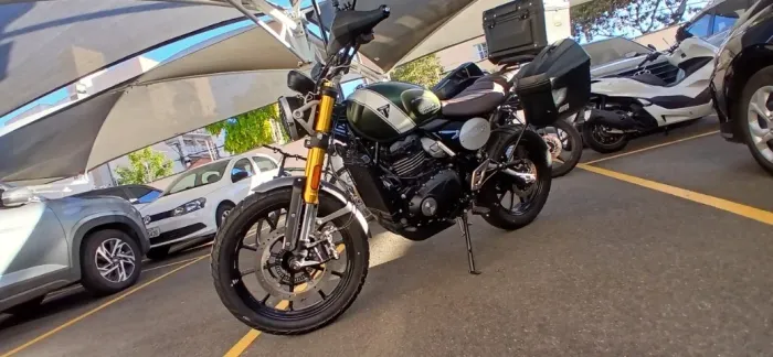Triumph Scrambler 400X 25/25 Apenas 5 Mil Km Com 3 Baús e Garantia