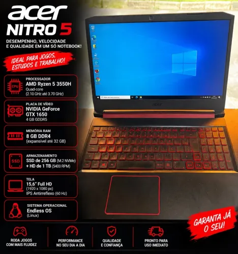 notebook gamer Acer Aspire Nitro 5 