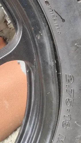 Titan 150,fan 160 roda scud pe de galinha com pneus e rolamentos 