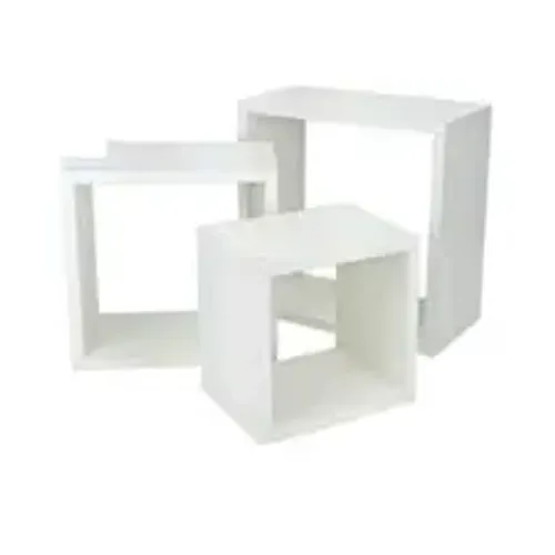 kit 3 Nicho quadrado para decoração de Sala quarto cozinha e Banheiros