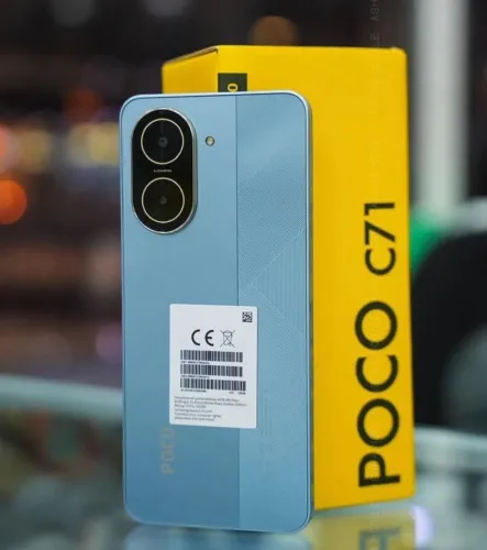 Xiaomi Poco C71 128GB BLUE - Lacrado com Garantia 