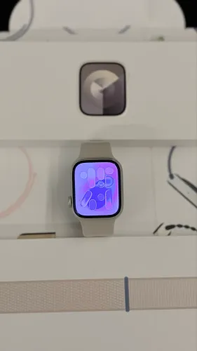 ? Apple Watch Series 9 41mm Estelar - Único Dono - Extremamente Novo - 2 Pulseiras