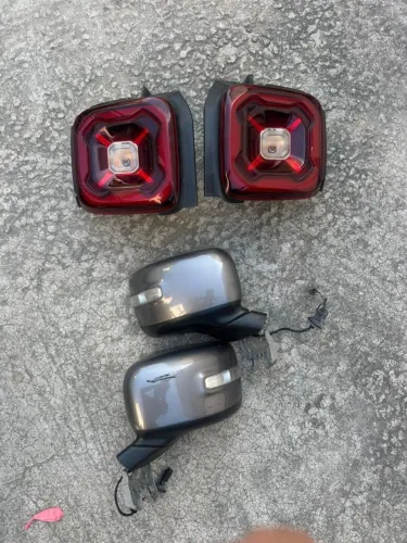 Lanterna de led e retrovisor Jeep renegade 