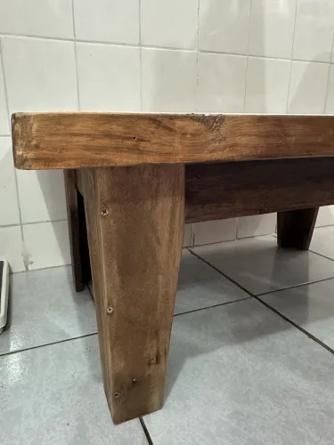 Mesa de centro rústica