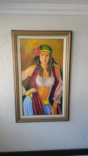 Quadro original de pintura a óleo.