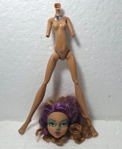 Monster High FCA - Sucata Clawdeen Wolf (Para Restauro/Customização)