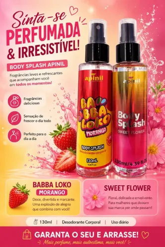 Body Splash masculino e feminino