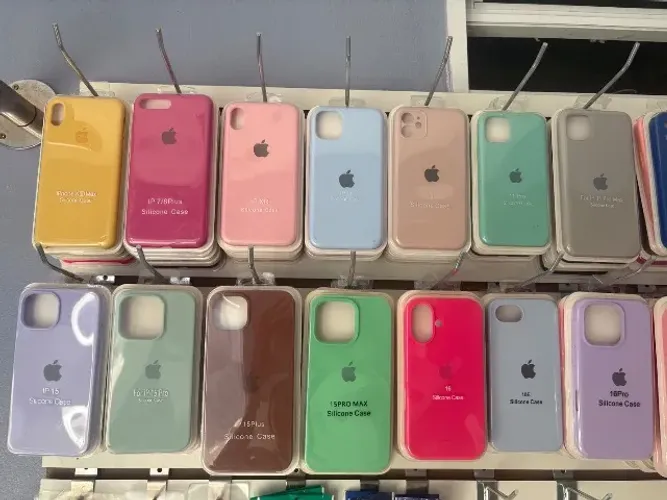 Capinhas de silicone para iPhone - todos modelos disponíveis