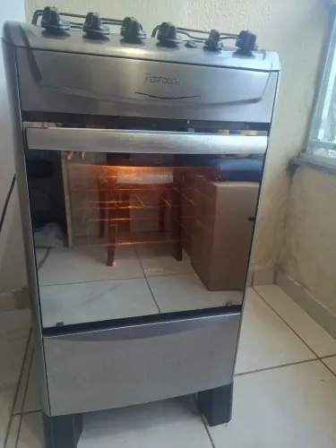 Vendo FOGÃO ATLAS FAST COOK USADO, ACENDIMENTO AUTOMÁTICO, CONVERTIDO PARA GÁS ENCANADO