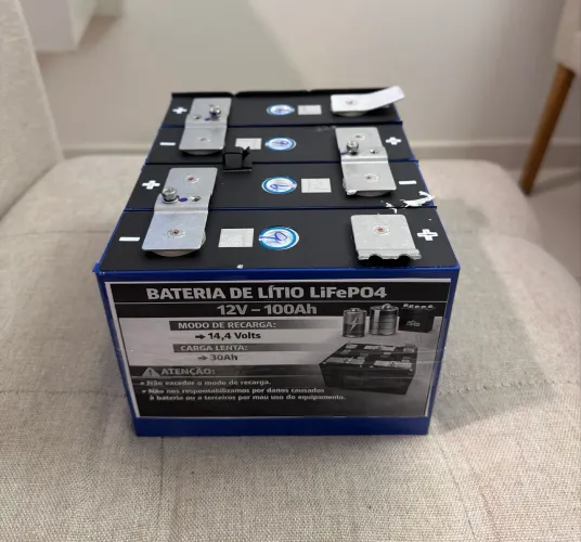 Bateria de litio 100 amperes 13.3v