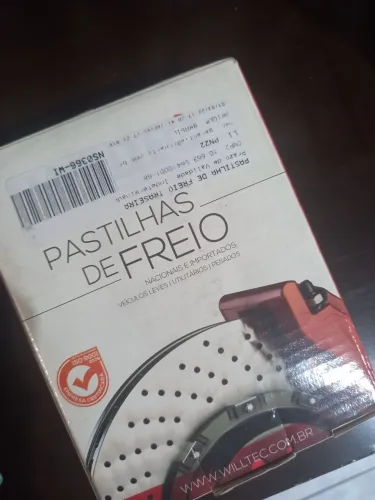 Par Pastilha de freio ( trazeira)