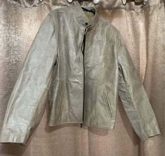 Jaqueta Couro Legítimo Le Cuir Argentina Tam 50