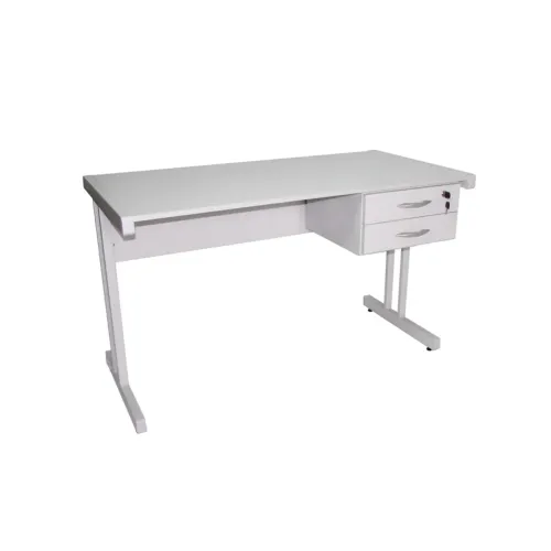 Mesa para escritório com 2 gavetas
