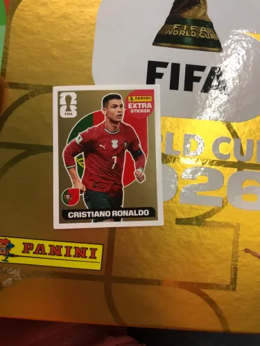 Figurinha Cristiano Ronaldo Legend Ouro - Original Panini 2026