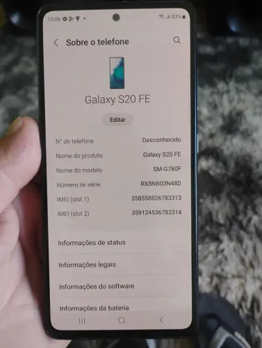 Samsung Galaxy s20fe 128gb novíssimo todo original
