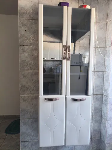 armário de cozinha de aço 04 peças