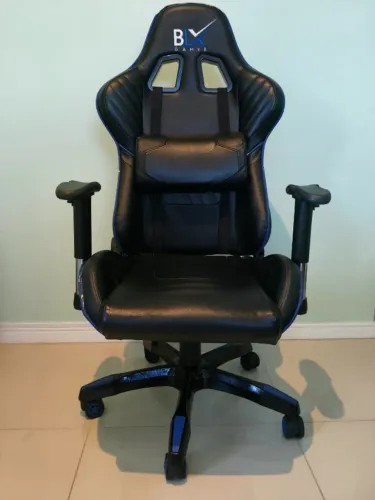 Cadeira Gamer BLX - Preta com detalhe Azul