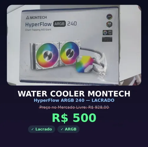 Water Cooler Montech HyperFlow