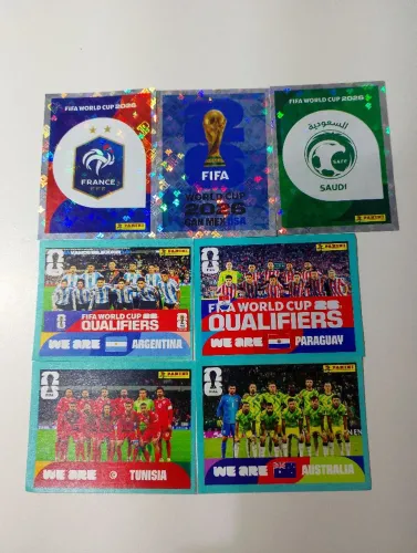 Figurinhas Extras Brilhantes Panini - Copa do Mundo FIFA 2016