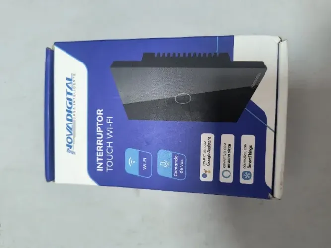 Lt 026 Interruptor Wifi Inteligente 4 Botoes 4x2 Tuya Alexa Google Nova Digital