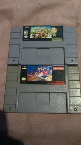 Super Nintendo (Mario Kart +Alladim)