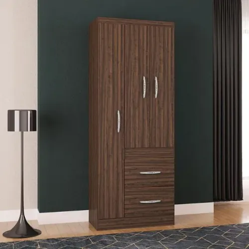 Guarda Roupa Milão 3 Portas 2 Gavetas ENTREGA RÁPIDA!