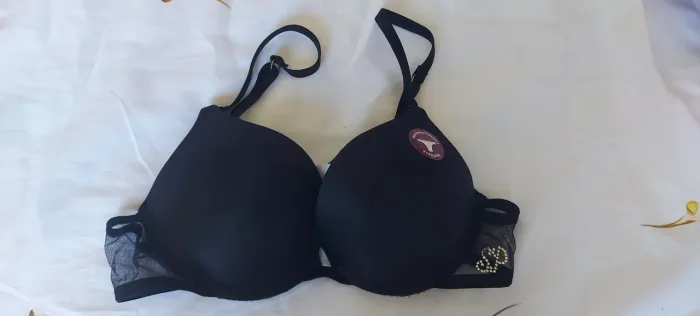 sutiã super bojo, 32A, preto, novo