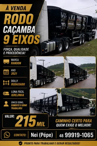 Rodo caçamba Randon
