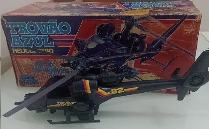 Trovão Azul - Helicóptero - Glasslite - Anos 80