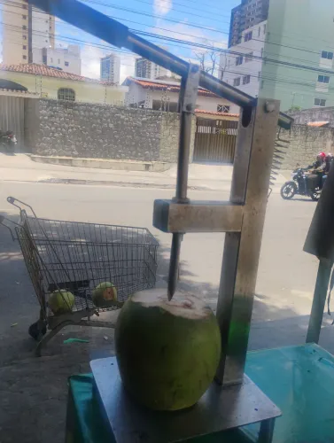 Furador de coco inox