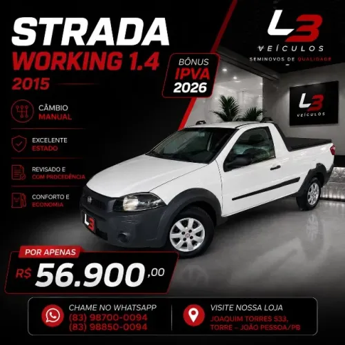 Fiat Strada Working 1.4 MPI Fire Flex 8V CS 2015