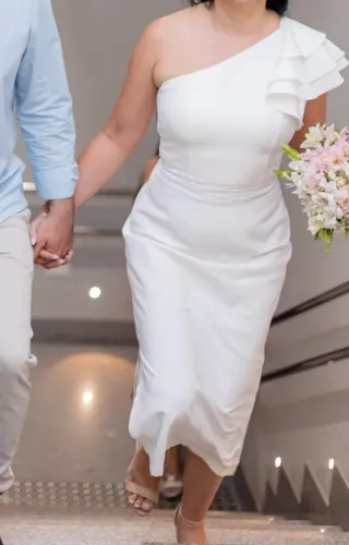 Vestido Midi, branco!