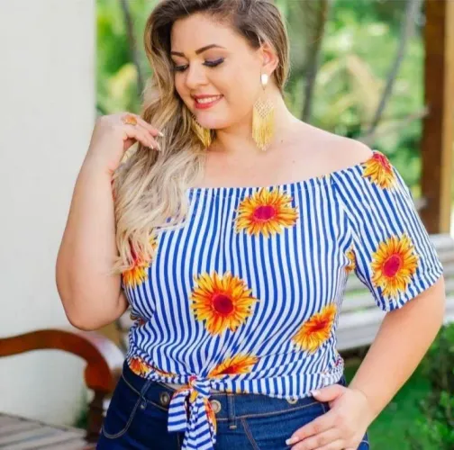 Vestido e conjunto plus size