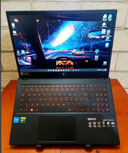 NOTEBOOK GAMER RTX 4060 24GBS RAM DDR5 ZERO NOTA E GARANTIA V/T LEIA 