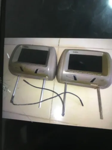 Par de tela de carro 7 polegadas para ajeitar 