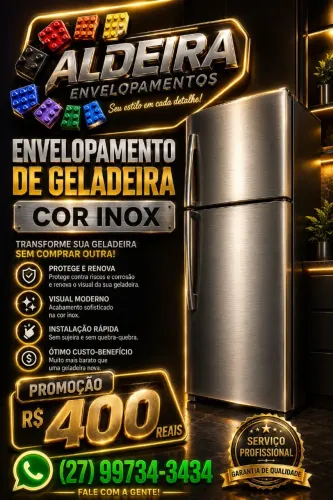 Envelopamento de Geladeira